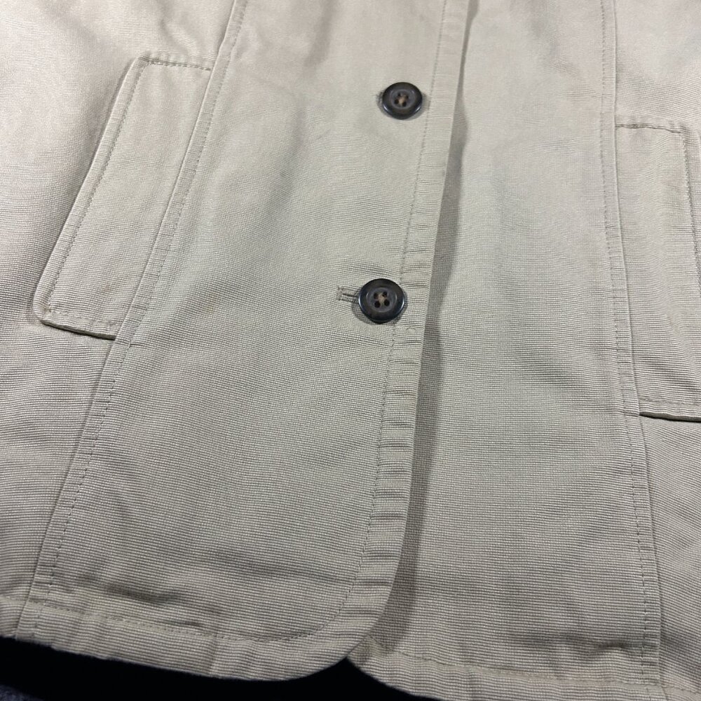 Vintage Barn Coat Jacket Women Size S Beige Corduroy Collar Chore Streetwear See - Picture 12 of 15